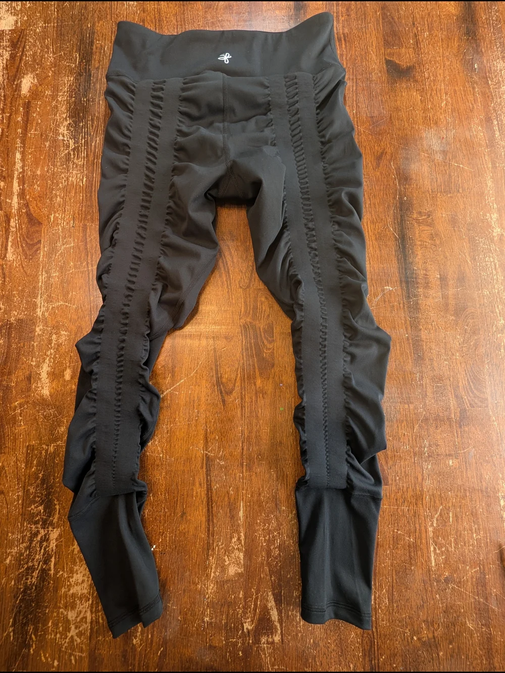 Sweetflexx Activewear Leggings Womens Size 8 Black Athleisure Resistance NWT
